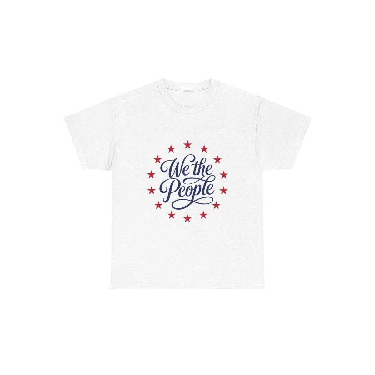 We the People Tee — Ivory White